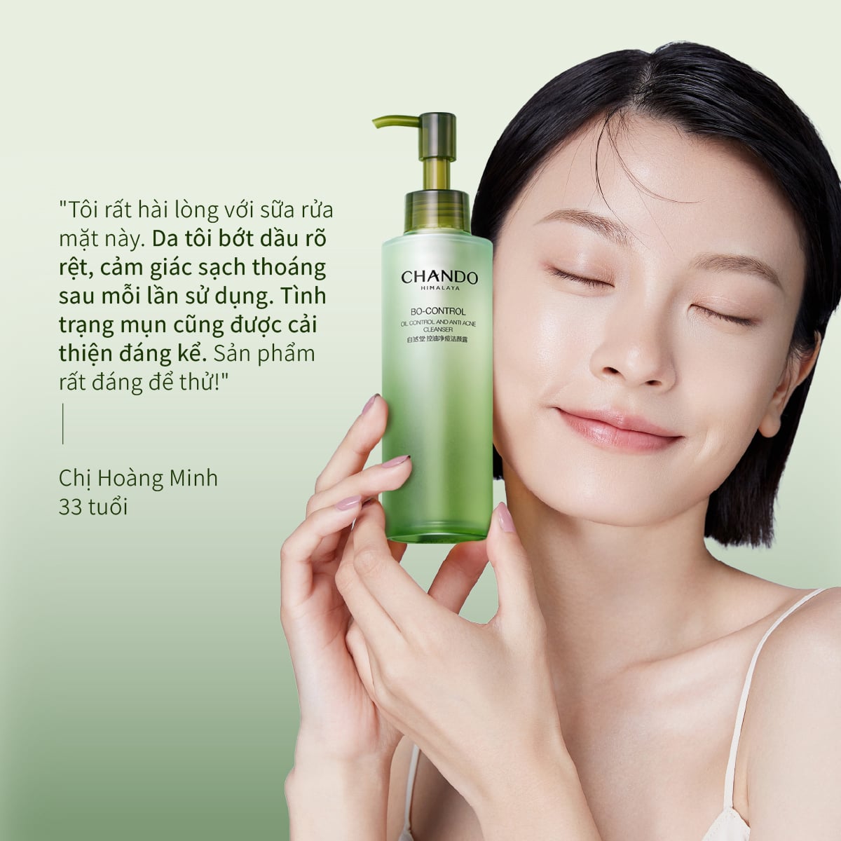 Sữa Rửa Mặt Kiểm Soát Dầu và Hỗ Trợ Ngăn Ngừa Mụn CHANDO Himalaya 150ml Hàng Chính Hãng