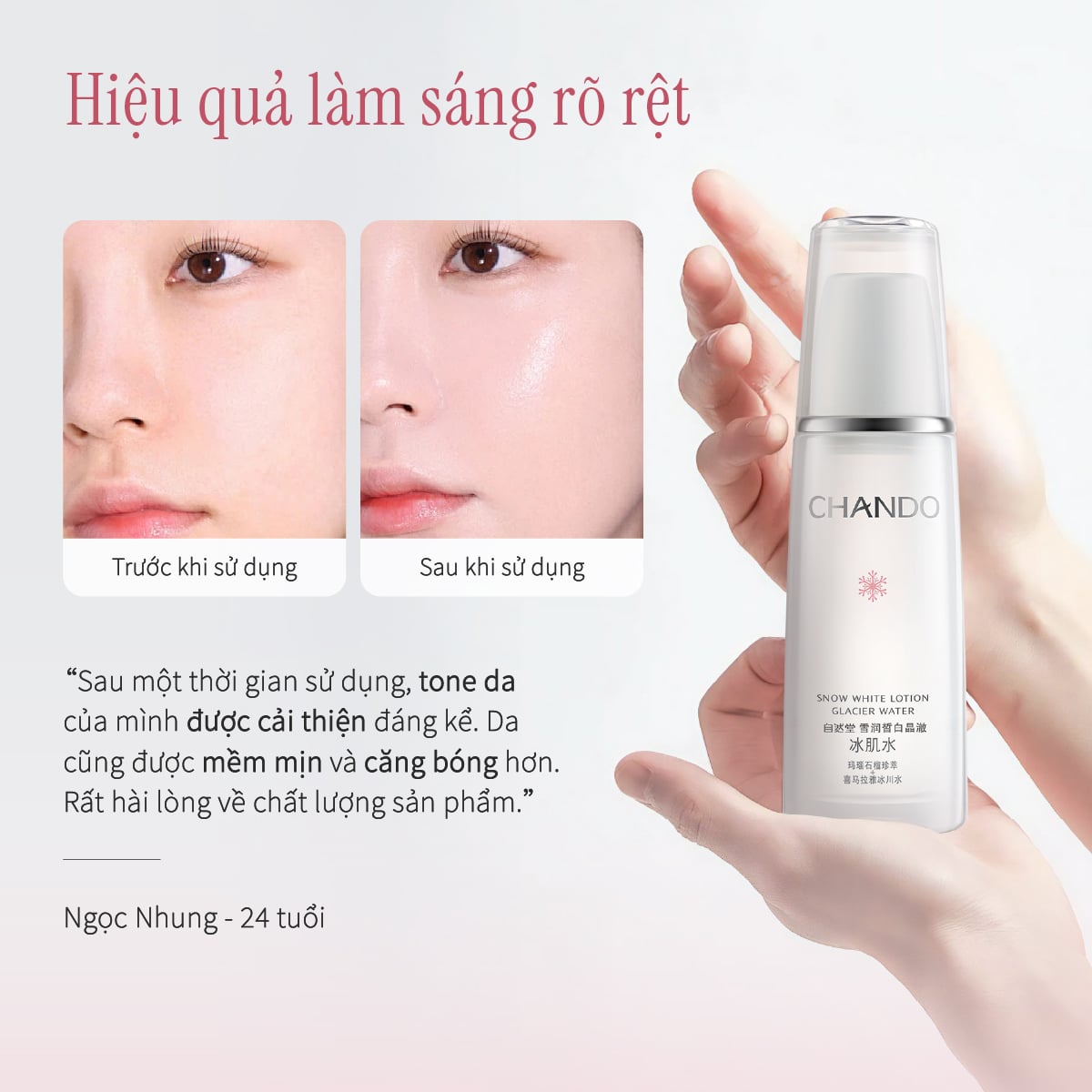 Nước Dưỡng Crystal White Hỗ Trợ Làm Sáng & Cải Thiện Sắc Diện Da 160mL