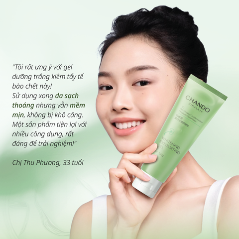 Gel Hỗ Trợ Làm Mịn Da & Làm Sạch Tế Bào Chết CHANDO Himalaya 100g Hàng Chính Hãng