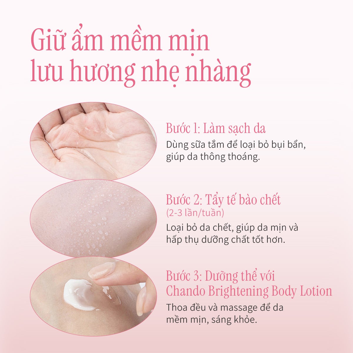 Sữa Dưỡng Thể Hỗ Trợ Dưỡng Trắng 600g CHANDO Himalaya Hàng Chính Hãng