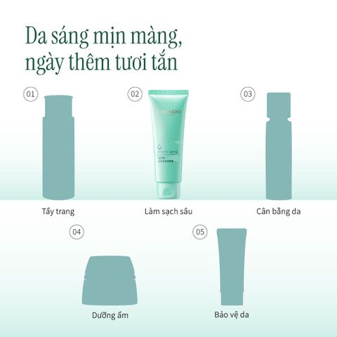 Kem Làm Sạch Cấp Ẩm Tinh Chất Suối Khoáng CHANDO Himalaya 125g Hàng Chính Hãng