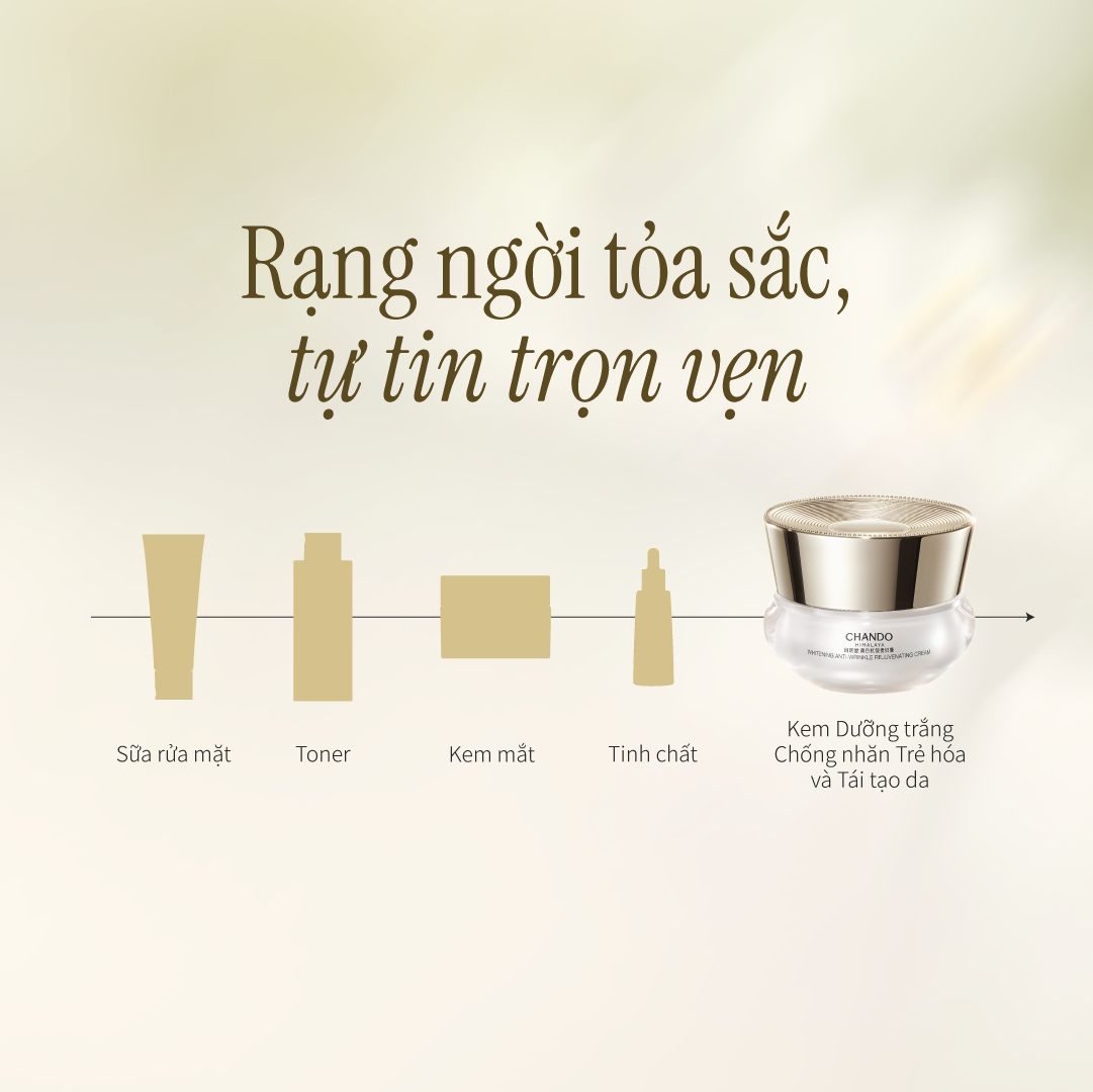 Kem Hỗ Trợ Dưỡng Trắng và Cải Thiện Da Kém Săn Chắc 18g  CHANDO Himalaya Chính Hãng