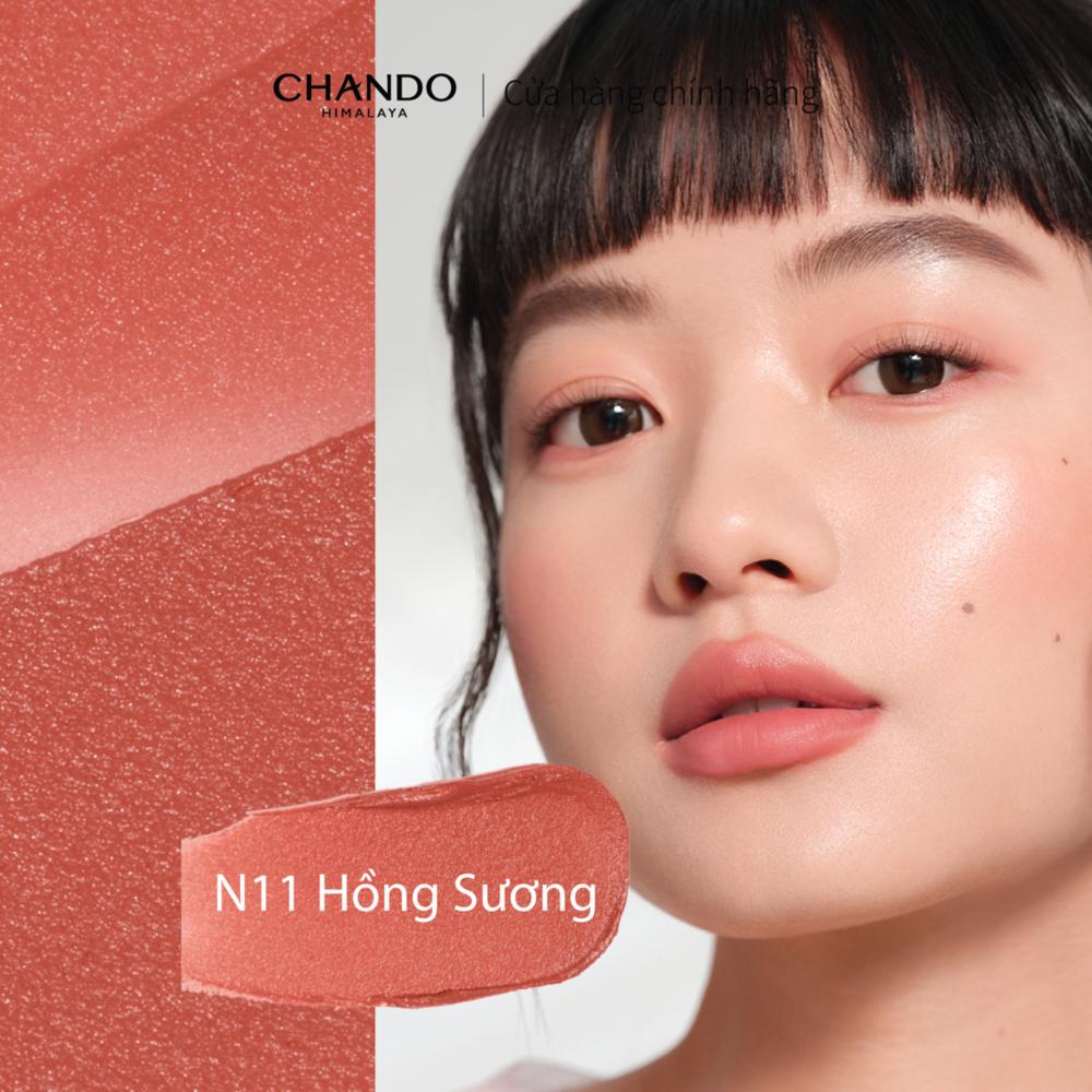 Son Kem Lì Mịn Như Nhung P01 Đào CHANDO Himalaya 2.4ml Hàng Chính Hãng
