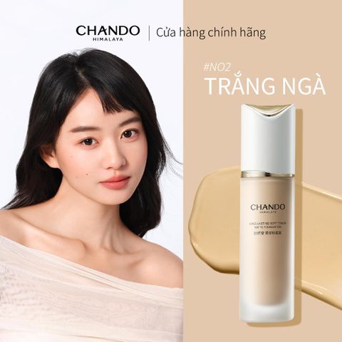 Kem Nền CHANDO Himalaya Mịn Tự Nhiên Lâu Trôi 30mL Hàng Chính Hãng