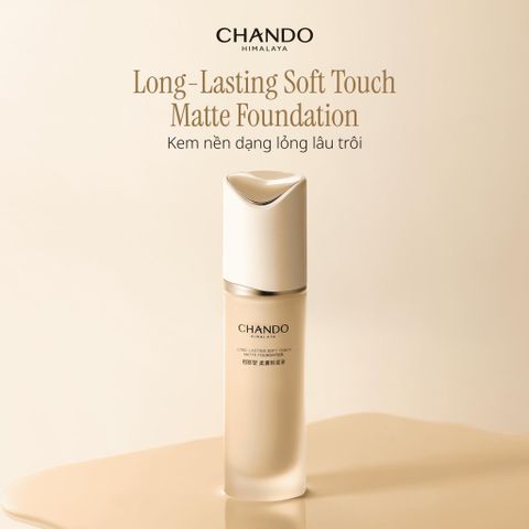 Kem Nền CHANDO Himalaya Mịn Tự Nhiên Lâu Trôi 30mL Hàng Chính Hãng