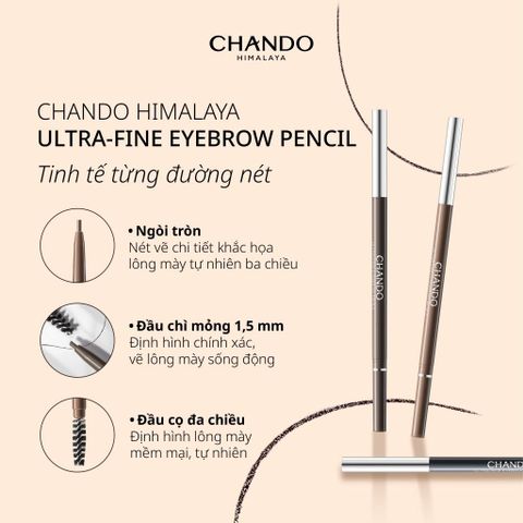 Chì Kẻ Mày Nét Mảnh CHANDO Himalaya 60mg Hàng Chính Hãng