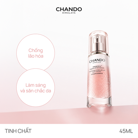 Tinh Chất Chống Lão Hóa, Làm Sáng & Săn Chắc Da CHANDO Pink Diamond Firming Delicate Rose Essence 45ml
