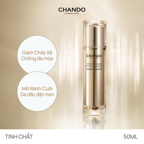 Tinh Chất Giảm Chảy Xệ, Săn Chắc Da, Mờ Rãnh Cười CHANDO Gold Diamond Multi Anti-aging Essence 50ml