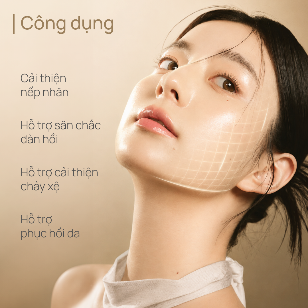 Tinh Chất Giảm Chảy Xệ, Săn Chắc Da, Mờ Rãnh Cười CHANDO Gold Diamond Multi Anti-aging Essence 50ml