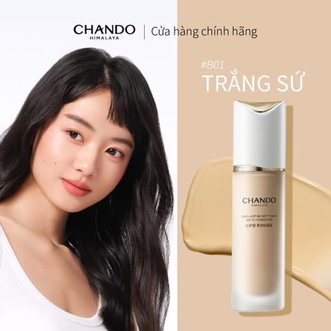 Kem Nền CHANDO Himalaya Mịn Tự Nhiên Lâu Trôi 30mL Hàng Chính Hãng