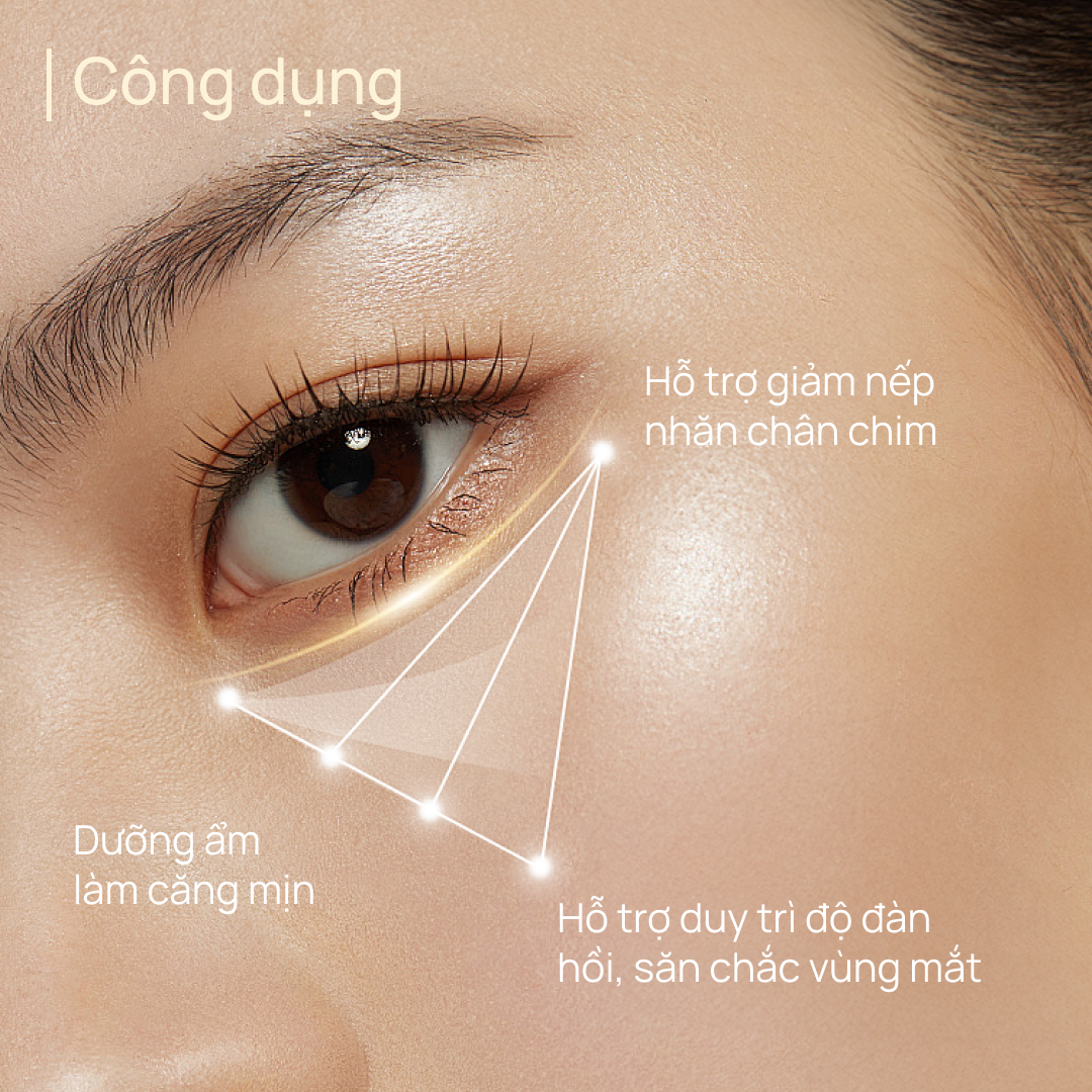 Kem Dưỡng Mắt Chống Lão Hóa, Làm Săn Chắc & Giảm Nếp Nhăn CHANDO Gold Diamond Multi Anti-aging Eye Cream 20g