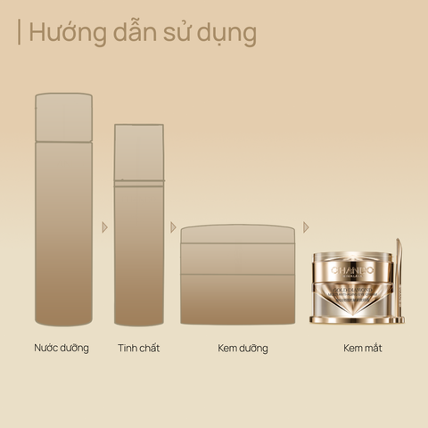 Kem Dưỡng Mắt Chống Lão Hóa, Làm Săn Chắc & Giảm Nếp Nhăn CHANDO Gold Diamond Multi Anti-aging Eye Cream 20g