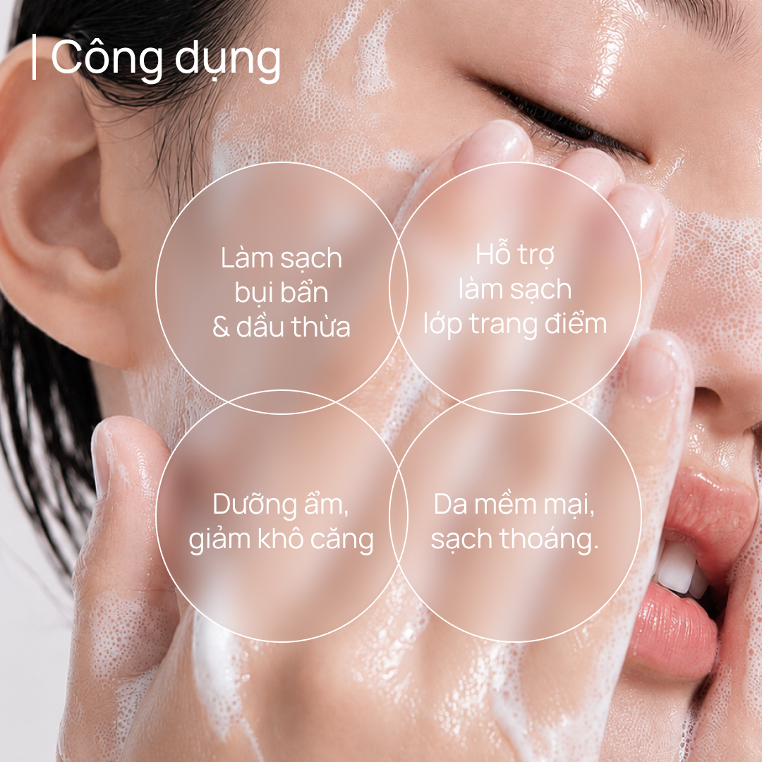 Sữa Rửa Mặt Chống Lão Hóa & Làm Sáng Da CHANDO Pink Diamond Amino Acid 150g