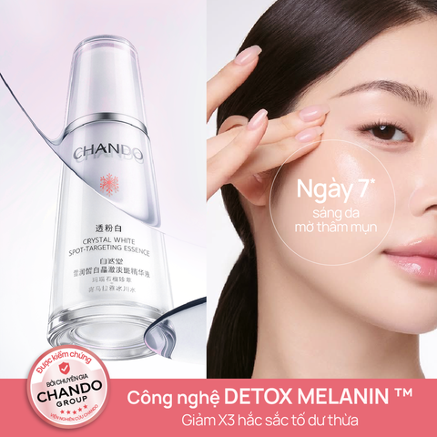 Tinh chất hỗ trợ dưỡng sáng mờ nám Pha lê CHANDO Himalaya Crystal White Serum 40ml