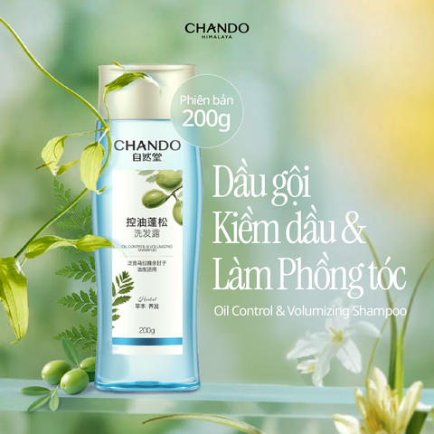 Size Tiện Lợi 200G | Dầu Gội Thảo Mộc Hỗ Trợ Kiềm Dầu, Phồng Tóc, Giảm Gàu Ngứa CHANDO Himalaya Chính Hãng