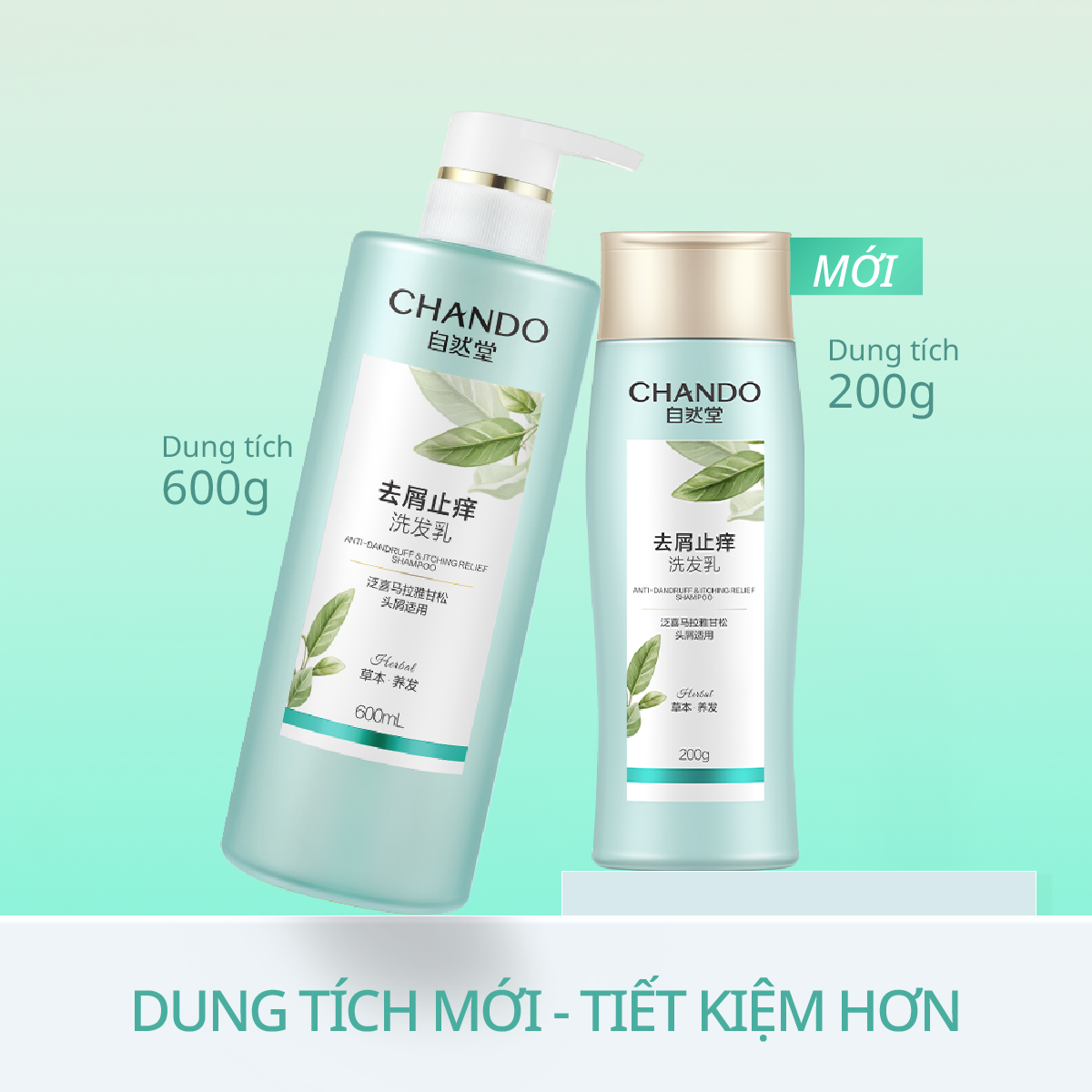 Size Tiện Lợi 200G | Dầu Gội Thảo Mộc Hỗ Trợ Kiềm Dầu, Phồng Tóc, Giảm Gàu Ngứa CHANDO Himalaya Chính Hãng