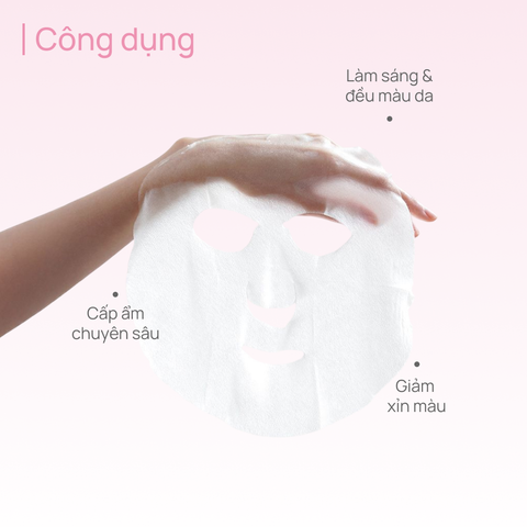 Mặt Nạ Thảo Dược Dưỡng Trắng CHANDO Gentiana Brightening Mask 5 MIẾNG