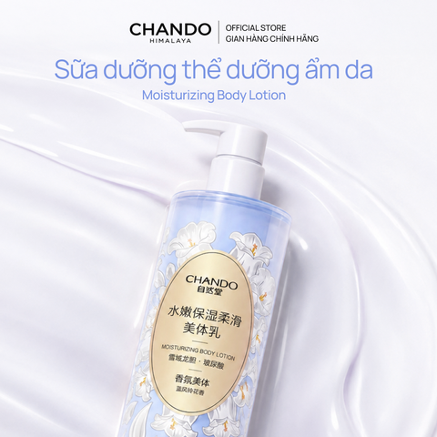 Sữa Dưỡng Thể Hỗ Trợ Dưỡng Ẩm 600g CHANDO Himalaya Hàng Chính Hãng