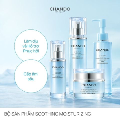 Bộ 4 Sản Phẩm Dịu Nhẹ Cho Da Nhạy Cảm CHANDO Himalaya