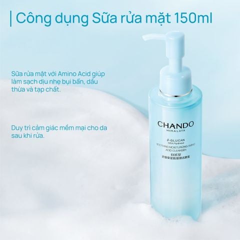 Bộ 4 Sản Phẩm Dịu Nhẹ Cho Da Nhạy Cảm CHANDO Himalaya