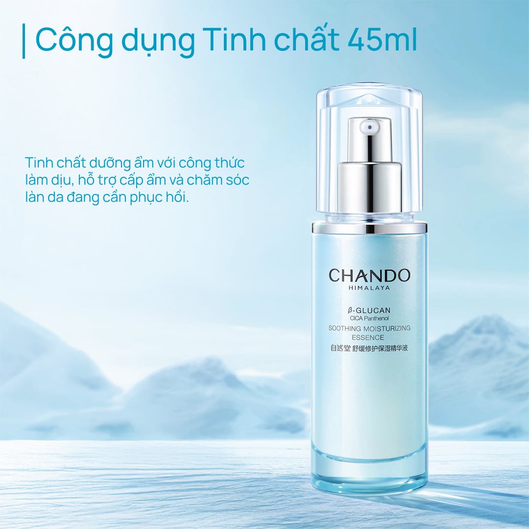 Bộ 4 Sản Phẩm Dịu Nhẹ Cho Da Nhạy Cảm CHANDO Himalaya