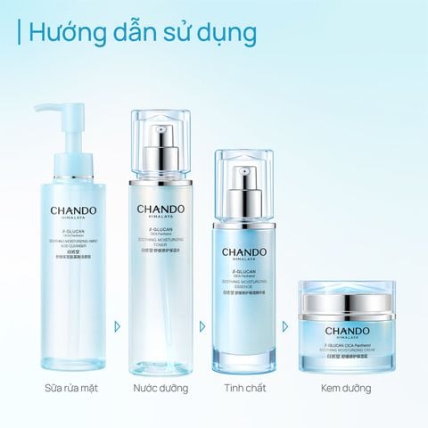 Bộ 4 Sản Phẩm Dịu Nhẹ Cho Da Nhạy Cảm CHANDO Himalaya