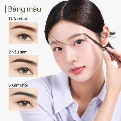 Chì Kẻ Mày Nét Mảnh CHANDO Himalaya 60mg Hàng Chính Hãng