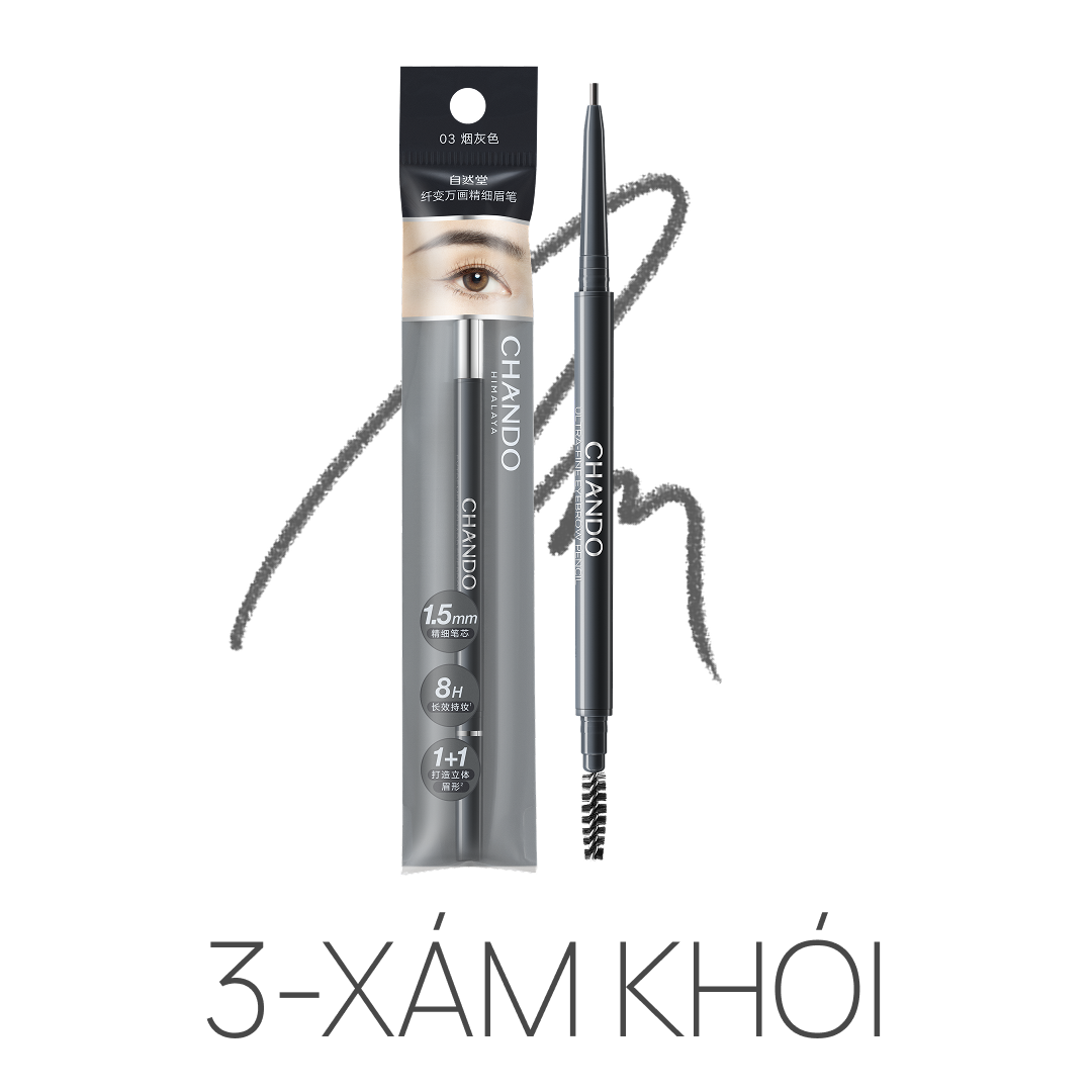 Chì Kẻ Mày Nét Mảnh CHANDO Himalaya 60mg Hàng Chính Hãng