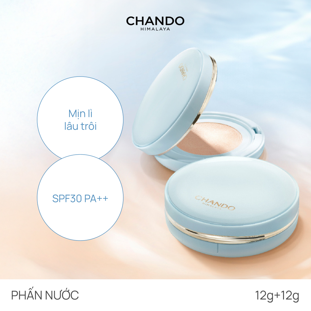 Phấn Nền Mịn Lì Dưỡng Trắng CHANDO Himalaya SPF30 PA++