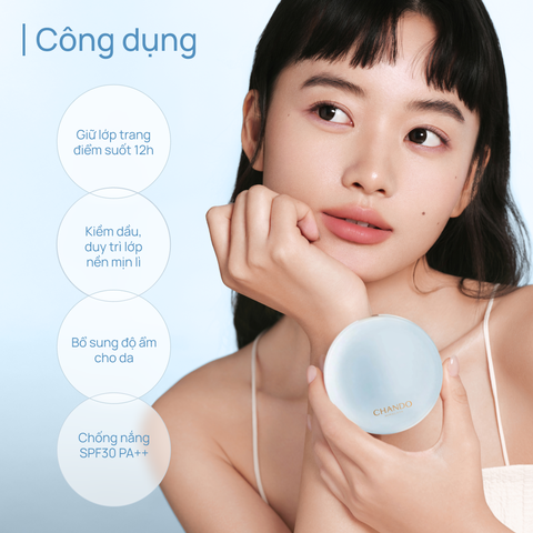 Phấn Nền Mịn Lì Dưỡng Trắng CHANDO Himalaya SPF30 PA++