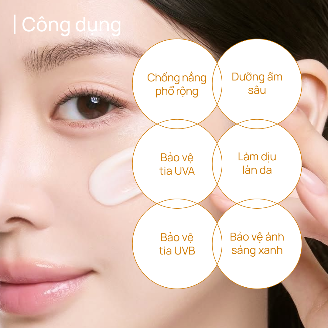 Kem Chống Nắng Làm Dịu Da Cấp Ẩm CHANDO Mild Soothing Sun Fluid 50ml