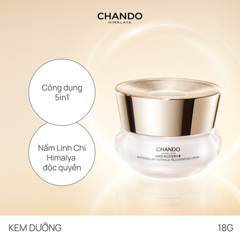 Kem Hỗ Trợ Dưỡng Trắng và Cải Thiện Da Kém Săn Chắc 18g  CHANDO Himalaya Chính Hãng