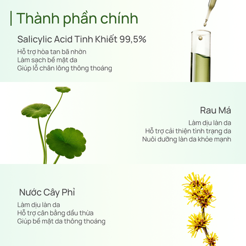 Toner Kiểm Soát Dầu & Ngăn Ngừa Mụn CHANDO Salicylic Acid Oil-control & Anti-acne Toner 150ml