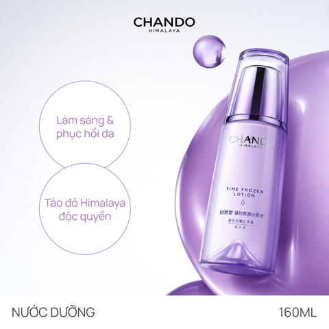 Toner Chống Lão Hoá, Giảm Xỉn Màu, Mờ Quầng Thâm CHANDO Time Frozen Aging Resistance 160ml
