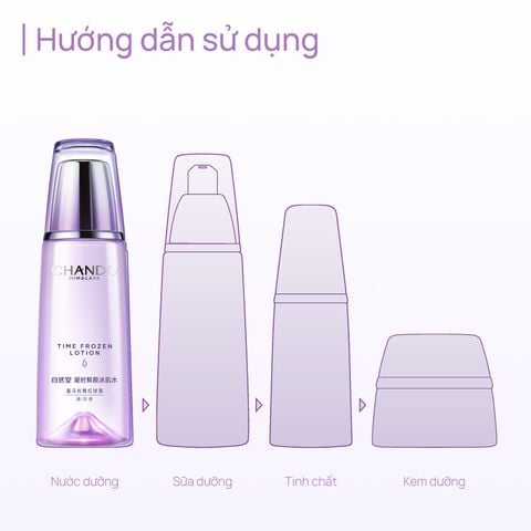 Toner Chống Lão Hoá, Giảm Xỉn Màu, Mờ Quầng Thâm CHANDO Time Frozen Aging Resistance 160ml