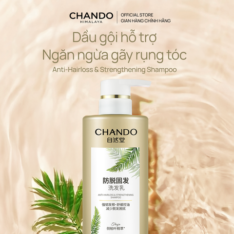 Dầu gội thảo mộc hỗ trợ ngừa rụng tóc 600g Chando Himalaya