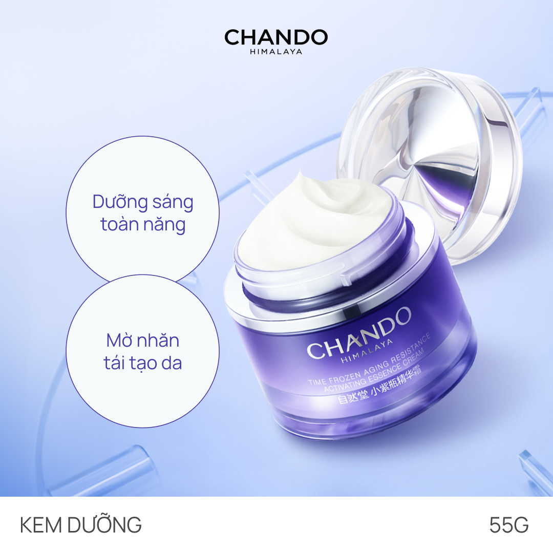 Kem Dưỡng Giúp Phục Hồi Da Lão Hóa Toàn Năng CHANDO Himalaya 55g Hàng Chính Hãng