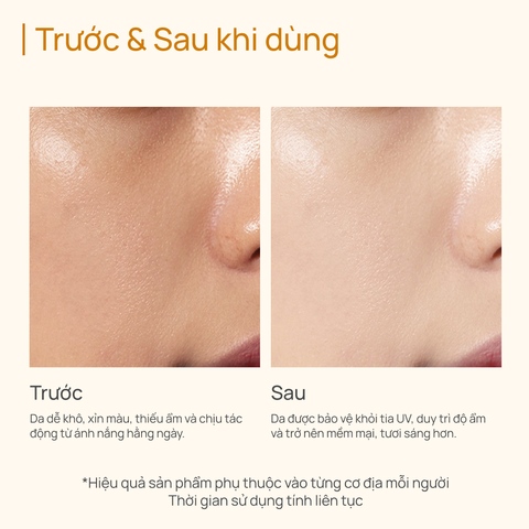 Kem Chống Nắng Có Màu Dưỡng Sáng Da CHANDO Tinted Whitening Vitamin C Sunscreen SPF50+ PA+++
