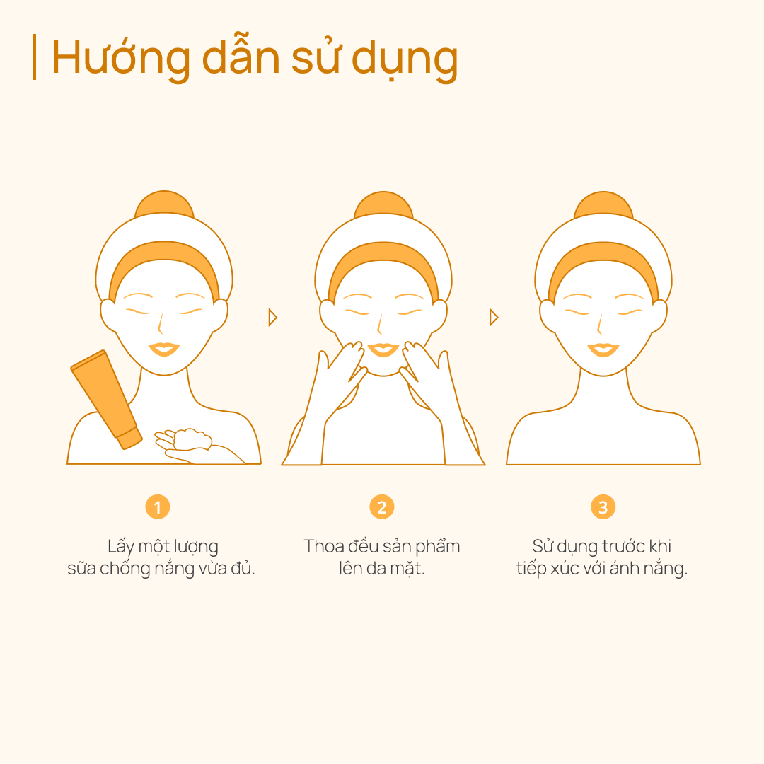 Kem Chống Nắng Có Màu Dưỡng Sáng Da CHANDO Tinted Whitening Vitamin C Sunscreen SPF50+ PA+++