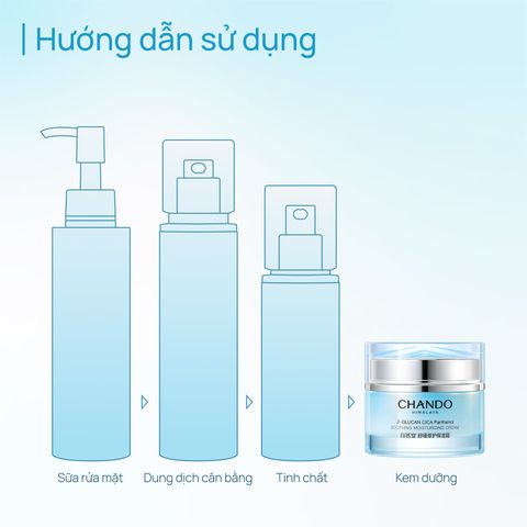Kem Dưỡng Ẩm, Làm Dịu, Phục Hồi Da CHANDO Soothing Moisturizing 55g