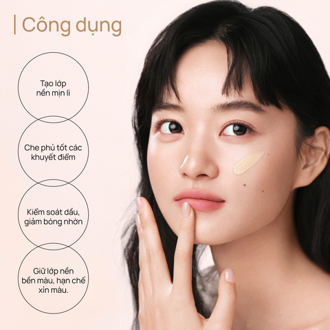 Kem Nền Mịn Lì Lâu Trôi CHANDO Long-Lasting Matte Foundation 30ml