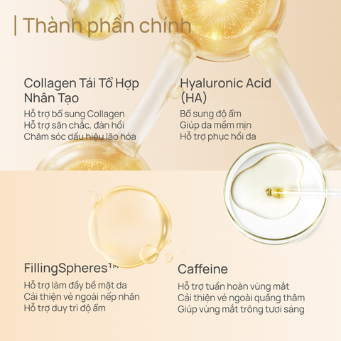 Kem Dưỡng Mắt Tăng Sinh Collagen, Phục Hồi Tổn Thương và Chống Lão Hoá Extra Collagen Eye Cream 15g