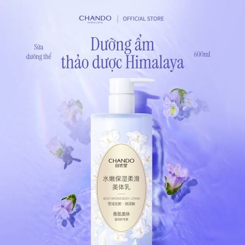 Sữa Dưỡng Thể Hỗ Trợ Dưỡng Trắng Dưỡng Ẩm 600g CHANDO Himalaya Hàng Chính Hãng