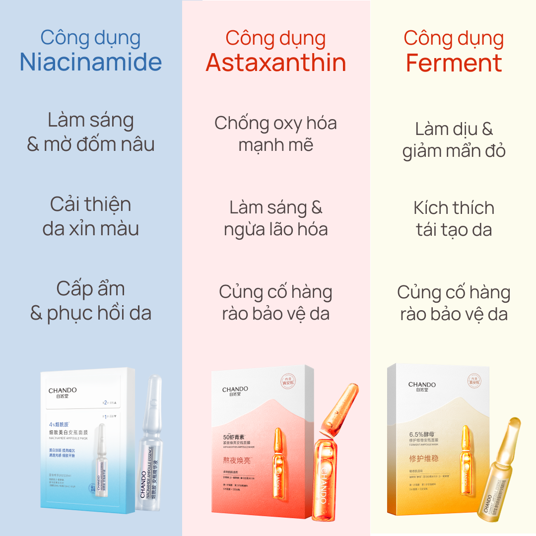 Mặt nạ 2 Bước Dưỡng Trắng, Phục Hồi, Chống Oxy Hóa (NHIỀU PHÂN LOẠI)