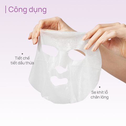 Mặt Nạ Thảo Dược Thu Nhỏ Lỗ Chân Lông CHANDO Comfrey Pore-tightening Mask 5 MIẾNG
