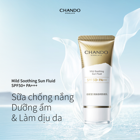 Sữa Chống Nắng Chứa Vitamin B5 Hỗ Trợ Dưỡng Ẩm Và Làm Dịu Da CHANDO Himalaya 50ml Hàng Chính Hãng