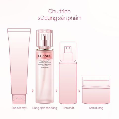 Tinh Chất Chống Lão Hóa, Làm Sáng & Săn Chắc Da CHANDO Pink Diamond Firming Delicate Rose Essence 45ml