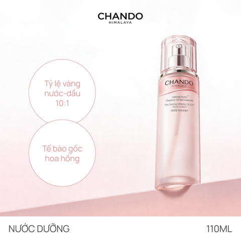 Toner Hỗ Trợ Cải Thiện Độ Đàn Hồi Cho Da Kém Săn Chắc CHANDO Himalaya 110ml Hàng Chính Hãng