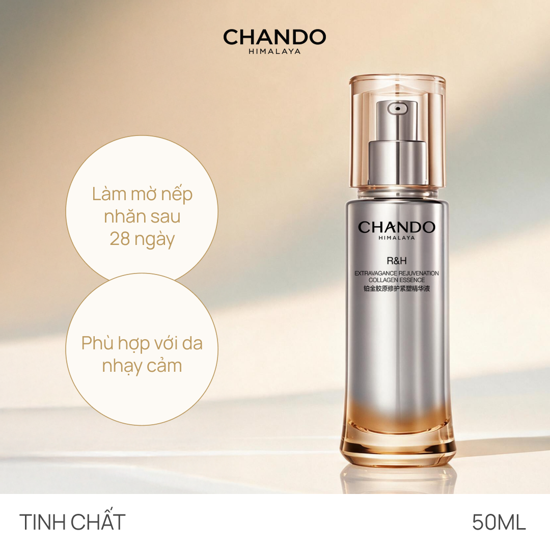 Tinh Chất Tăng Sinh Collagen, Phục Hồi Tổn Thương và Chống Lão Hoá CHANDO Extra Collagen 50ml
