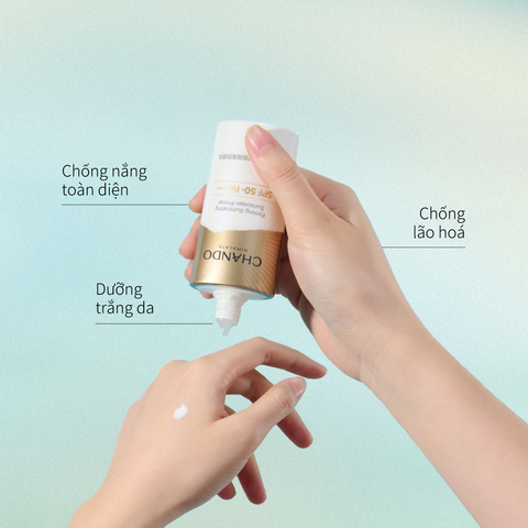 Sữa Chống Nắng Trang Điểm Hỗ Trợ Săn Chắc Da CHANDO Himalaya 60ml Hàng Chính Hãng